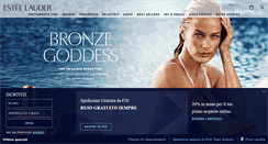 Desktop Screenshot of esteelauder.it