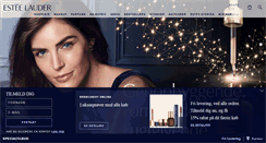 Desktop Screenshot of esteelauder.dk