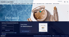 Desktop Screenshot of esteelauder.ch